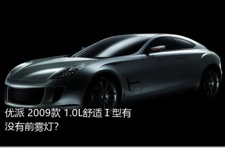 优派 2009款 1.0L舒适Ⅰ型有没有前雾灯？