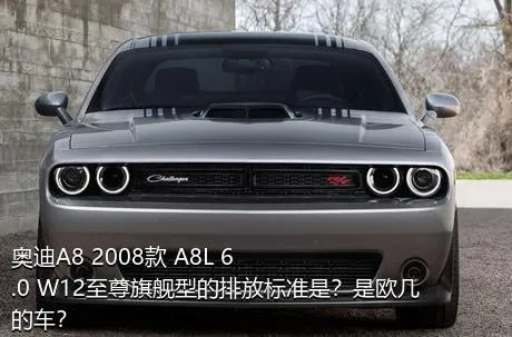 奥迪A8 2008款 A8L 6.0 W12至尊旗舰型的排放标准是？是欧几的车？