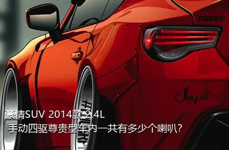 豪情SUV 2014款 2.4L 手动四驱尊贵型车内一共有多少个喇叭？