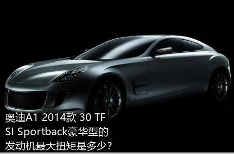 奥迪A1 2014款 30 TFSI Sportback豪华型的发动机最大扭矩是多少？