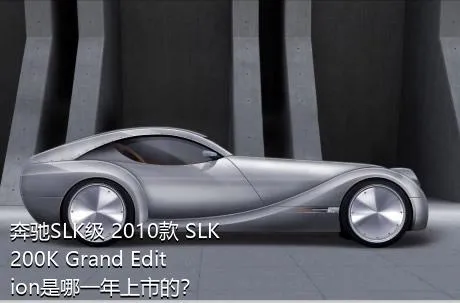 奔驰SLK级 2010款 SLK 200K Grand Edition是哪一年上市的？
