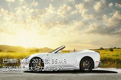 巴博斯 M级 2013款 35MR的发动机最大马力是多少？
