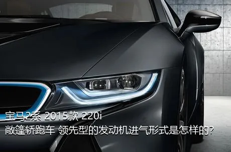 宝马2系 2015款 220i 敞篷轿跑车 领先型的发动机进气形式是怎样的？