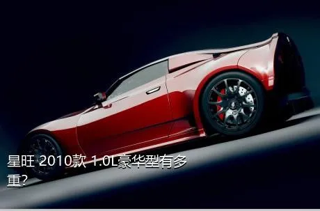 星旺 2010款 1.0L豪华型有多重？