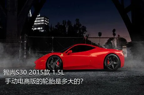 智尚S30 2015款 1.5L 手动电商版的轮胎是多大的？