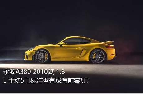 永源A380 2010款 1.6L 手动5门标准型有没有前雾灯？