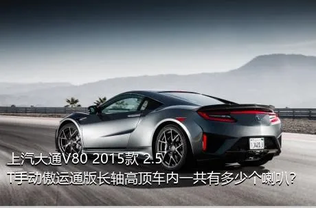 上汽大通V80 2015款 2.5T手动傲运通版长轴高顶车内一共有多少个喇叭？