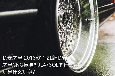 长安之星 2013款 1.2L新长安之星CNG标准型JL473QE的远光灯是什么灯泡？