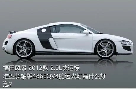 福田风景 2012款 2.0L快运标准型长轴版486EQV4的远光灯是什么灯泡？