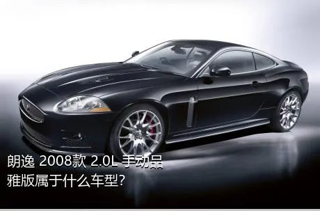 朗逸 2008款 2.0L 手动品雅版属于什么车型？