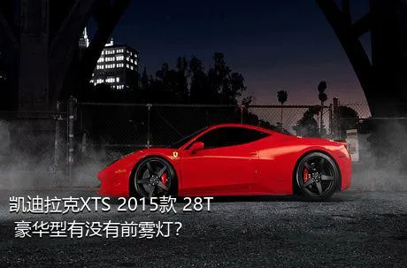 凯迪拉克XTS 2015款 28T 豪华型有没有前雾灯？