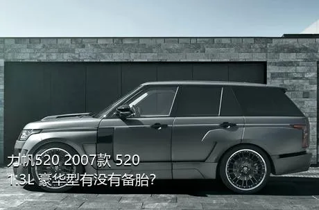 力帆520 2007款 520 1.3L 豪华型有没有备胎？