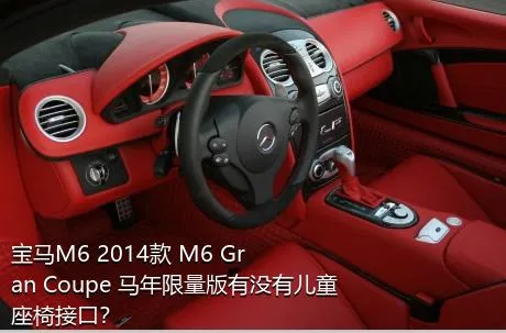 宝马M6 2014款 M6 Gran Coupe 马年限量版有没有儿童座椅接口？