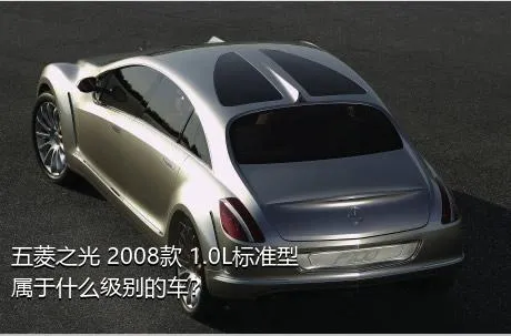 五菱之光 2008款 1.0L标准型属于什么级别的车？