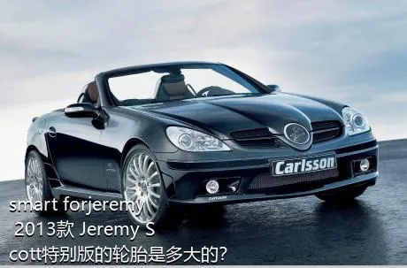 smart forjeremy 2013款 Jeremy Scott特别版的轮胎是多大的？