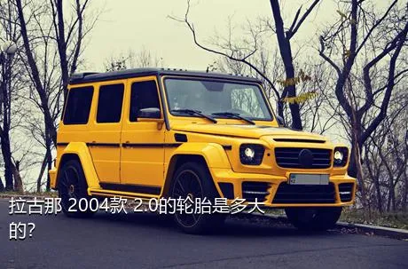 拉古那 2004款 2.0的轮胎是多大的？