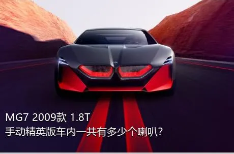 MG7 2009款 1.8T 手动精英版车内一共有多少个喇叭？