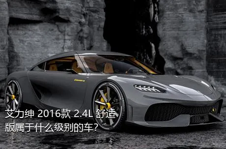 艾力绅 2016款 2.4L 舒适版属于什么级别的车？