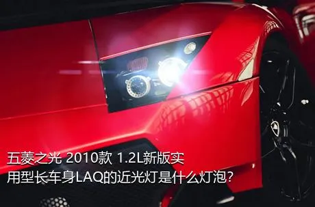 五菱之光 2010款 1.2L新版实用型长车身LAQ的近光灯是什么灯泡？