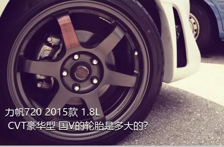 力帆720 2015款 1.8L CVT豪华型 国V的轮胎是多大的？