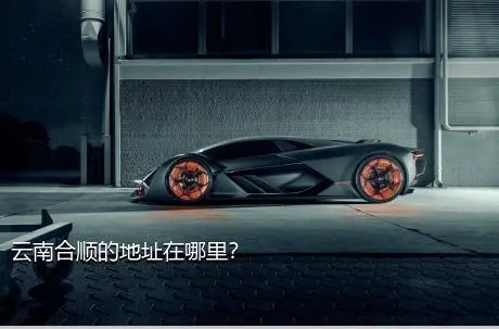 云南合顺的地址在哪里？