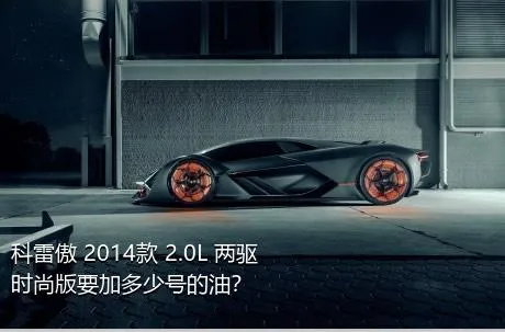 科雷傲 2014款 2.0L 两驱时尚版要加多少号的油？