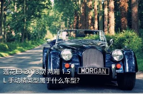 莲花L3 2013款 两厢 1.5L 手动精英型属于什么车型？