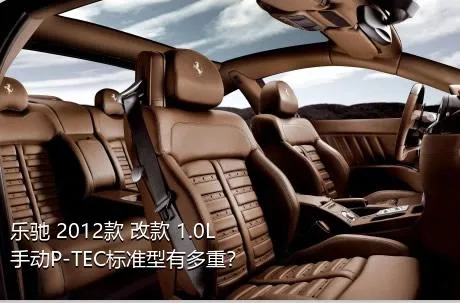 乐驰 2012款 改款 1.0L 手动P-TEC标准型有多重？