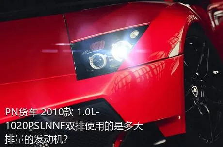 PN货车 2010款 1.0L-1020PSLNNF双排使用的是多大排量的发动机？