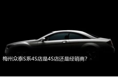 梅州众泰S系4S店是4S店还是经销商？