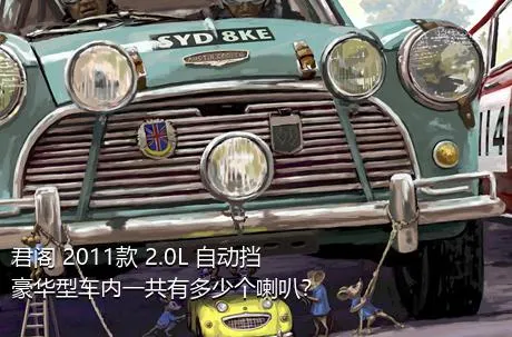 君阁 2011款 2.0L 自动挡豪华型车内一共有多少个喇叭？