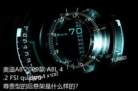 奥迪A8 2009款 A8L 4.2 FSI quattro 尊贵型的后悬架是什么样的？