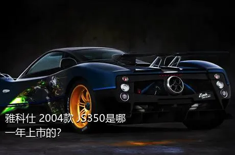 雅科仕 2004款 JS350是哪一年上市的？
