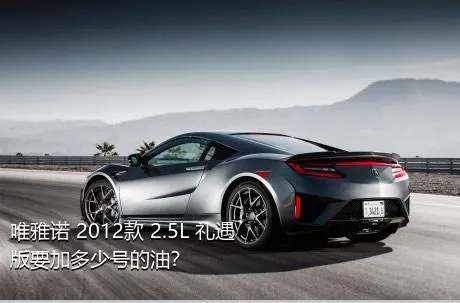 唯雅诺 2012款 2.5L 礼遇版要加多少号的油？