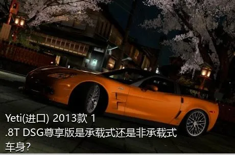 Yeti(进口) 2013款 1.8T DSG尊享版是承载式还是非承载式车身？