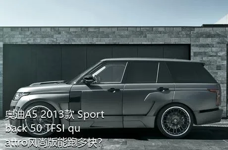 奥迪A5 2013款 Sportback 50 TFSI quattro风尚版能跑多快？