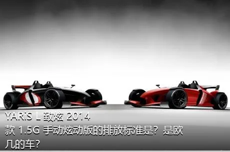 YARiS L 致炫 2014款 1.5G 手动炫动版的排放标准是？是欧几的车？