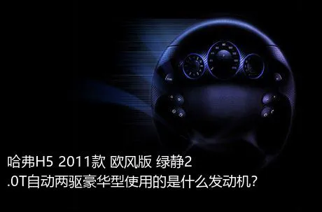 哈弗H5 2011款 欧风版 绿静2.0T自动两驱豪华型使用的是什么发动机？