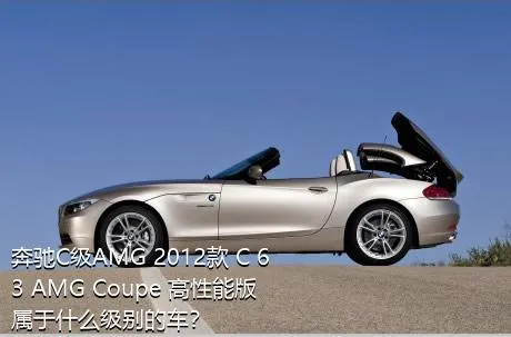 奔驰C级AMG 2012款 C 63 AMG Coupe 高性能版属于什么级别的车？