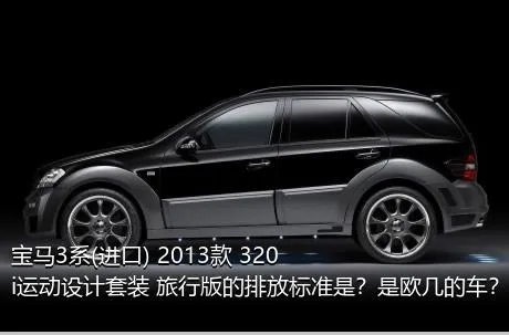 宝马3系(进口) 2013款 320i运动设计套装 旅行版的排放标准是？是欧几的车？
