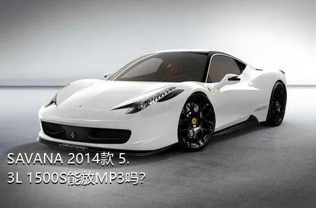 SAVANA 2014款 5.3L 1500S能放MP3吗？
