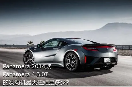 Panamera 2014款 Panamera 4 3.0T的发动机最大扭矩是多少？