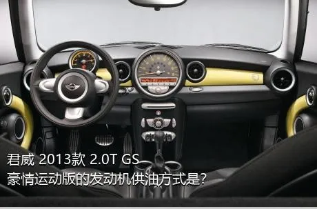 君威 2013款 2.0T GS豪情运动版的发动机供油方式是？