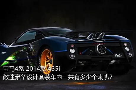 宝马4系 2014款 435i 敞篷豪华设计套装车内一共有多少个喇叭？