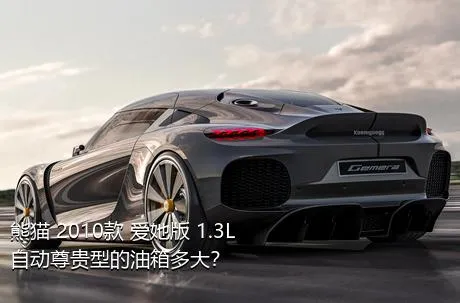 熊猫 2010款 爱她版 1.3L 自动尊贵型的油箱多大？