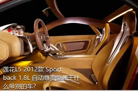 莲花L5 2012款 Sportback 1.8L 自动尊贵型属于什么级别的车？