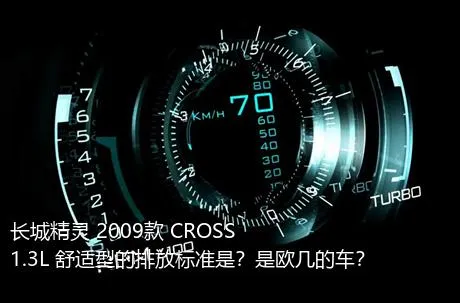 长城精灵 2009款 CROSS 1.3L 舒适型的排放标准是？是欧几的车？