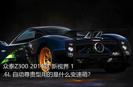 众泰Z300 2014款 新视界 1.6L 自动尊贵型用的是什么变速箱？