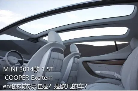 MINI 2014款 1.5T COOPER Excitement的排放标准是？是欧几的车？
