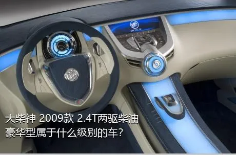 大柴神 2009款 2.4T两驱柴油豪华型属于什么级别的车？